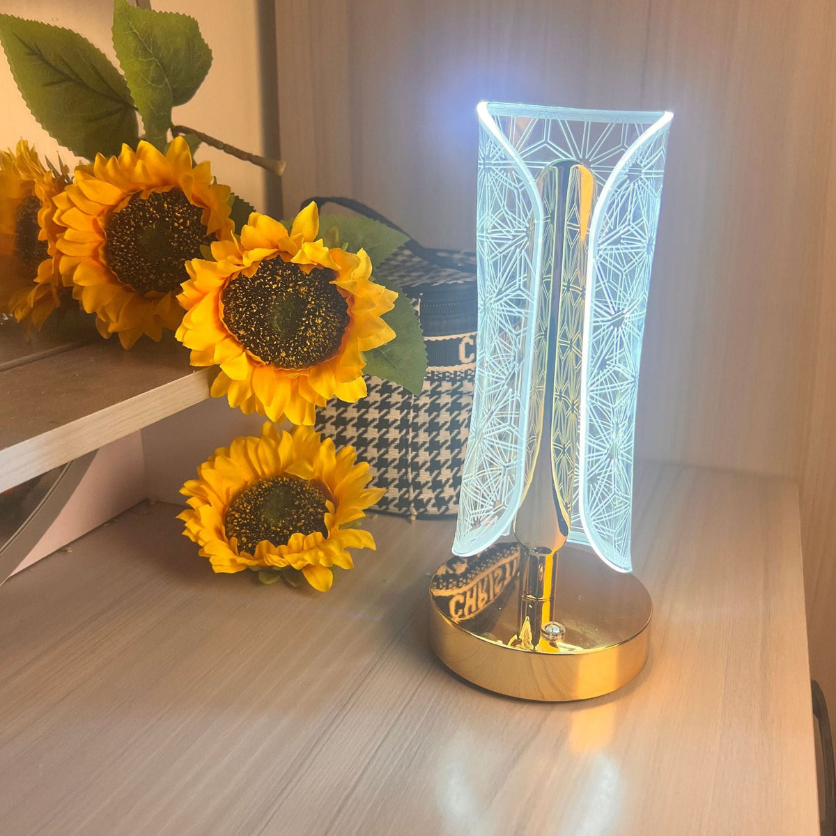 🎁Christmas Sale 50% OFF!!🎄50K+ SOLD! ✨Rechargeable Luxury Crystal LED Night Light Lamp