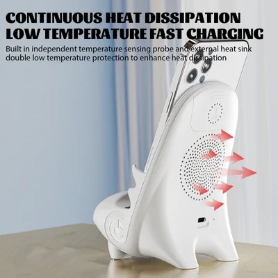 🔥 Heißer Sale 49% Rabatt -🎁Mini-Stuhl Kabelloses Schnellladegerät Multifunktionaler Handyhalter
