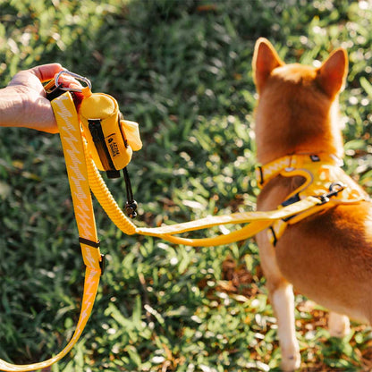 FUNNYFUZZY Waterproof Leash Attachable Poop Bag Dispenser - Flexi Walker