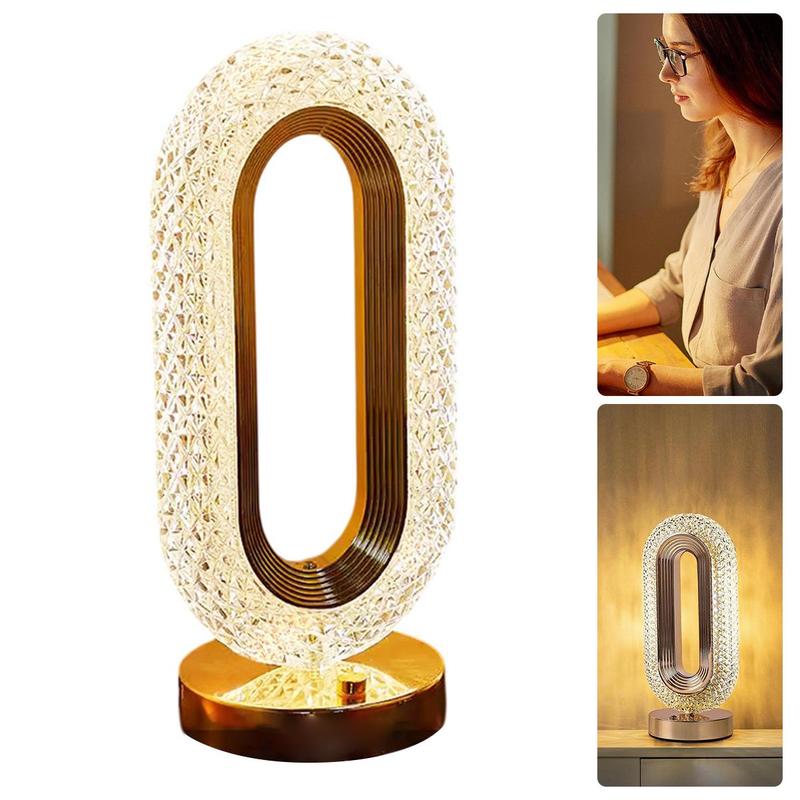 🎁Christmas Sale 50% OFF!!🎄50K+ SOLD! ✨Rechargeable Luxury Crystal LED Night Light Lamp