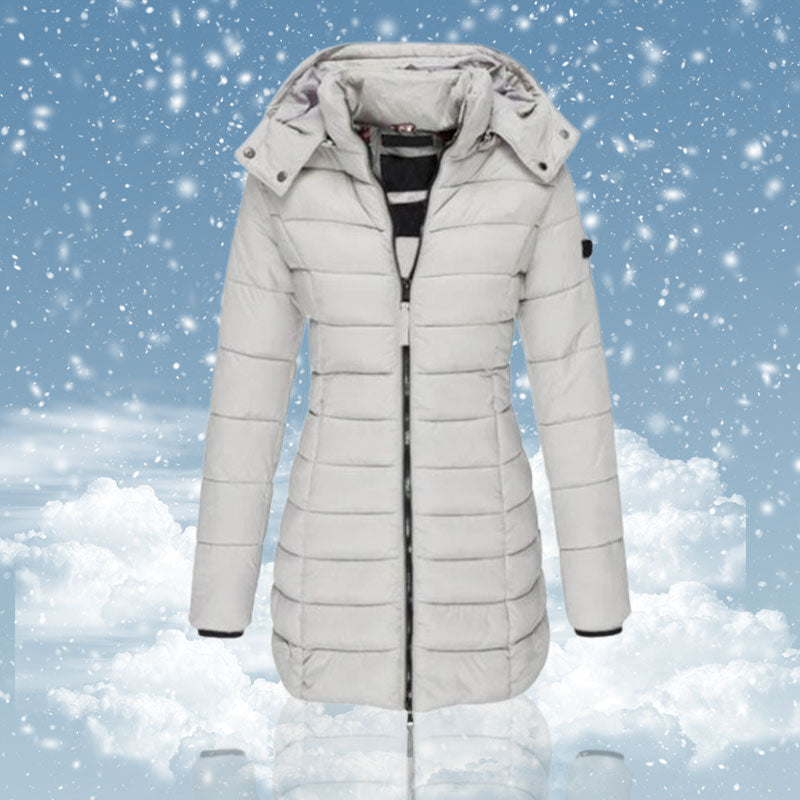 🍂Herbst-Angebote🍂Mittellange Damen-Steppjacke