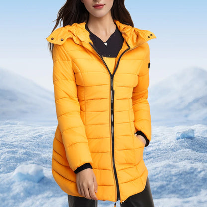 🍂Herbst-Angebote🍂Mittellange Damen-Steppjacke