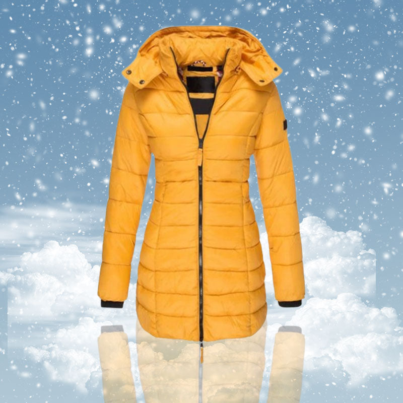 🍂Herbst-Angebote🍂Mittellange Damen-Steppjacke