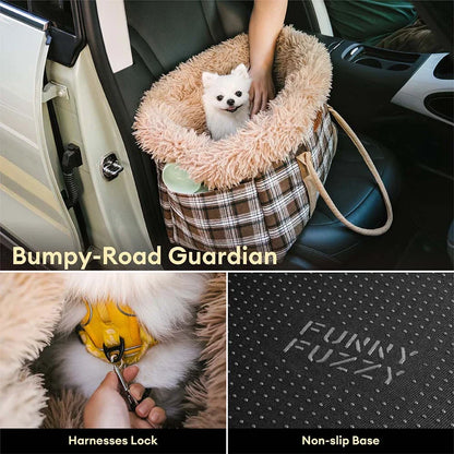 2-in-1 Große Ganzjahres-Haustiertragetasche und Hundeschlafsack – Voyager's Plaid