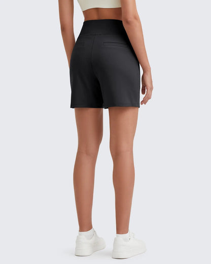 ⏳HOT SALE 70% RABATT🔥 Damen Bermuda-Shorts mit hoher Taille und Taschen 🎯 | Laufen Yoga Freizeit Sportbekleidung 😎 | 2 kaufen = KOSTENLOSER Versand – Lager in UK! 🇬🇧