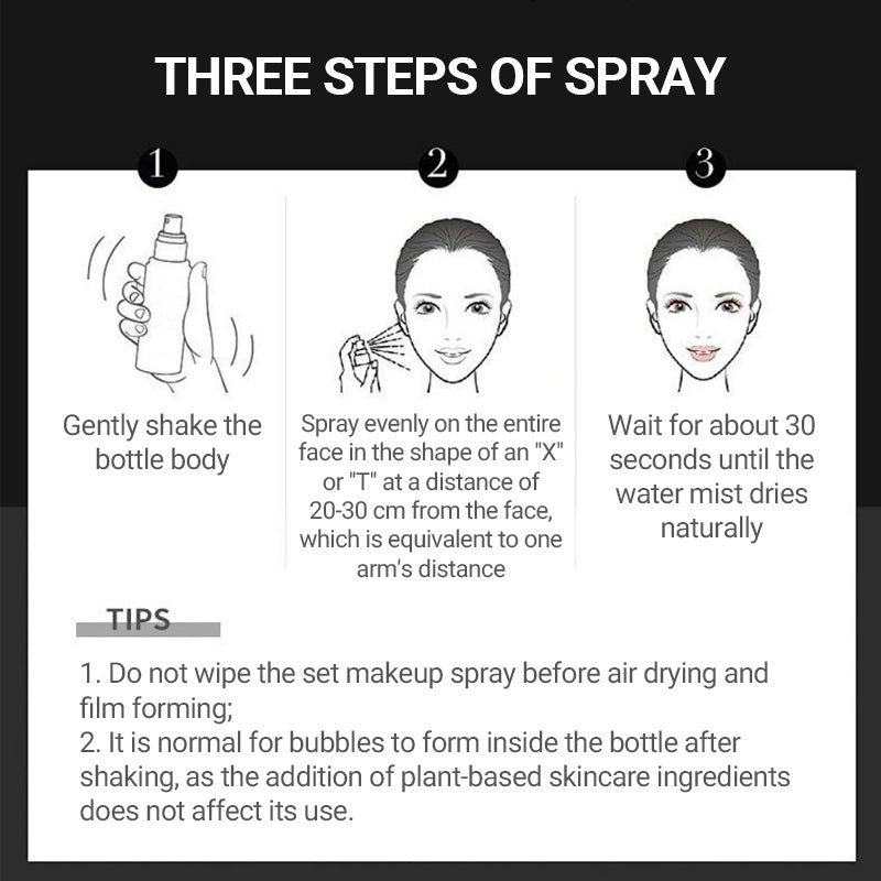 🎉1 kaufen, 1 gratis erhalten🎉Langanhaltendes feuchtigkeitsspendendes Make-up-Fixierspray