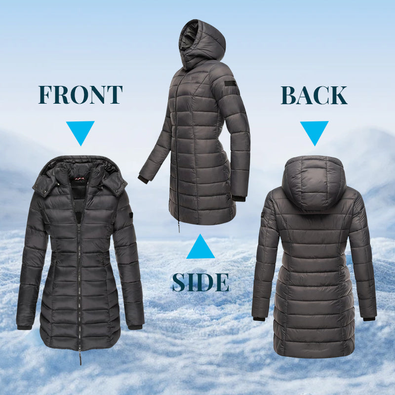 🍂Herbst-Angebote🍂Mittellange Damen-Steppjacke