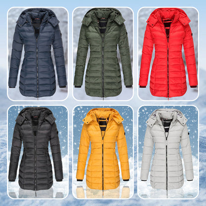 🍂Herbst-Angebote🍂Mittellange Damen-Steppjacke