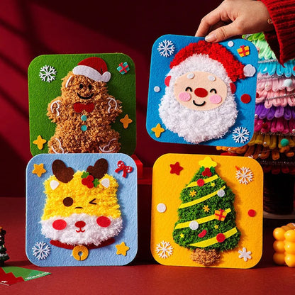 🎄Weihnachtsangebot 49 % RABATT🎅DIY-Weihnachtsbastelset mit Stickvorlage🎁