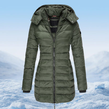 🍂Herbst-Angebote🍂Mittellange Damen-Steppjacke