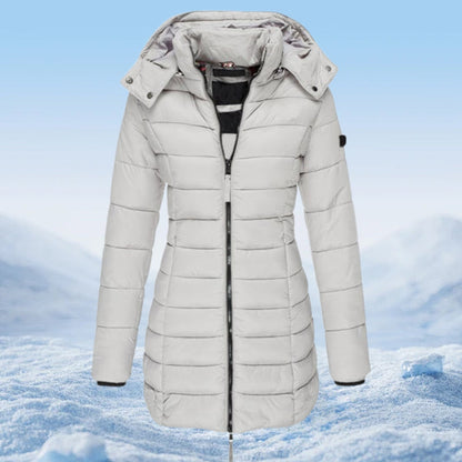 🍂Herbst-Angebote🍂Mittellange Damen-Steppjacke