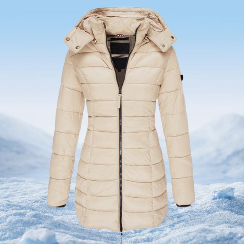 🍂Herbst-Angebote🍂Mittellange Damen-Steppjacke
