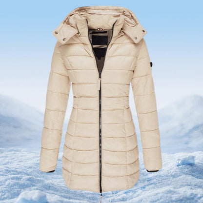 🍂Herbst-Angebote🍂Mittellange Damen-Steppjacke
