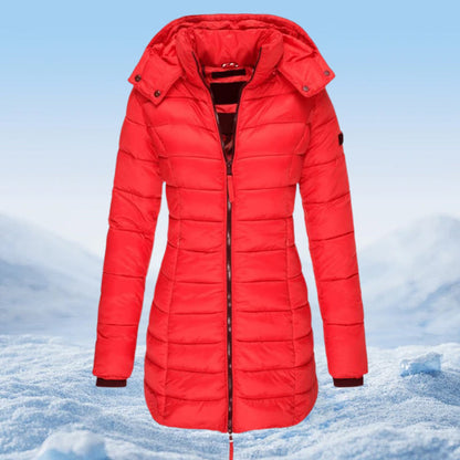 🍂Herbst-Angebote🍂Mittellange Damen-Steppjacke