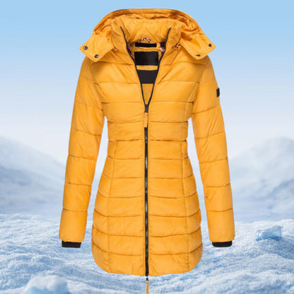 🍂Herbst-Angebote🍂Mittellange Damen-Steppjacke