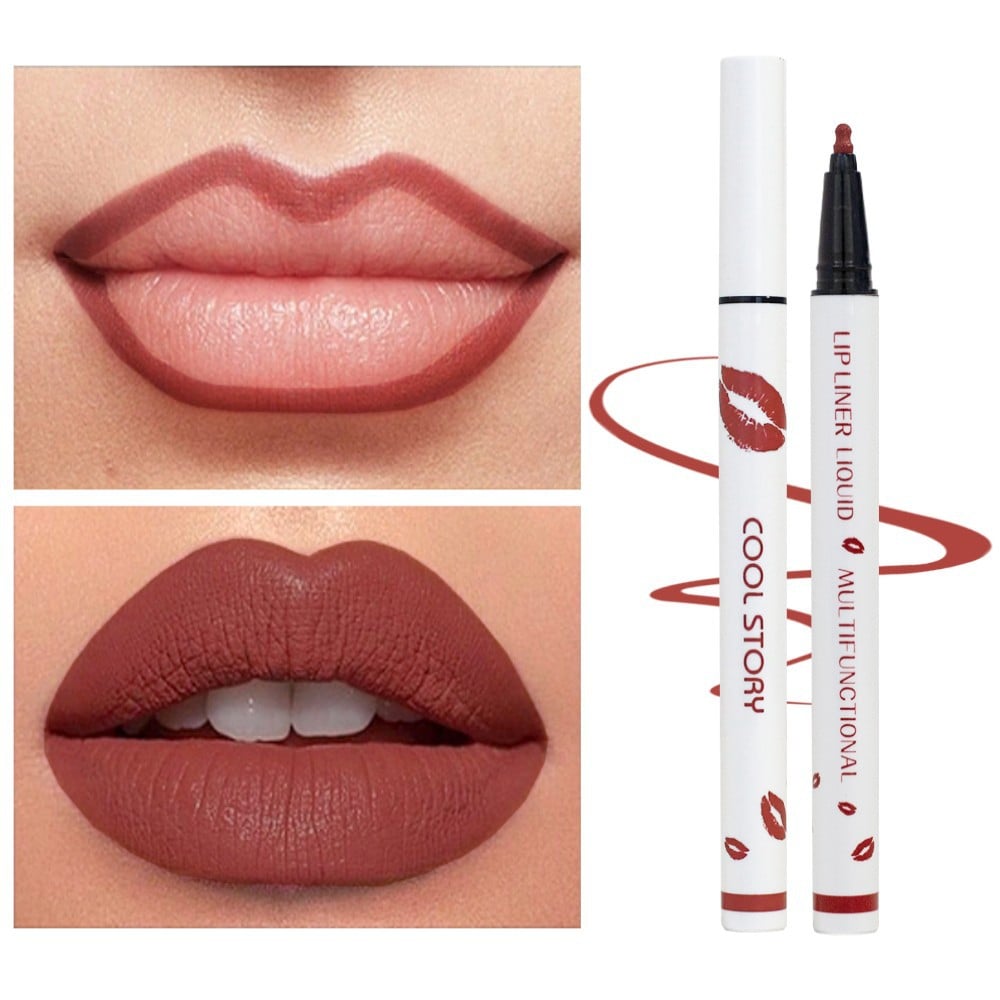 🔥1 KAUFEN, 1 GRATIS ERHALTEN🔥Langhaftender flüssiger Lippenkonturenstift