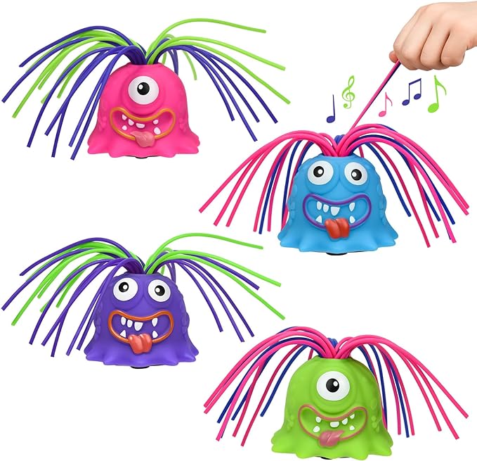 👾 50% OFF NOW! 🧸 Hair Pulling Monster Stress Relief Toy - Stretchy Sensory Fidget Tool for Anxiety & Focus, Safe for Kids/Adults 🎯✨