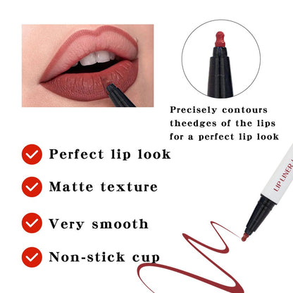 🔥1 KAUFEN, 1 GRATIS ERHALTEN🔥Langhaftender flüssiger Lippenkonturenstift