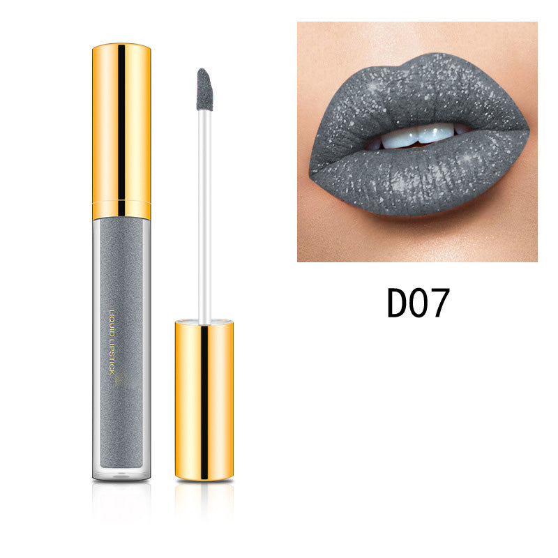 Metallic-Flüssig-Diamant-Glitzer-Lipstick