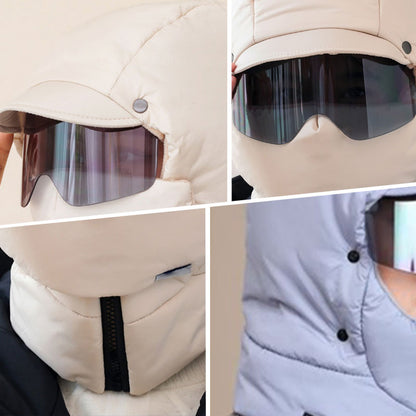 ❄️Winter-Sale 49 % RABATT🌟Winddichte Outdoor-Gesichtsmaske mit Schutzbrille