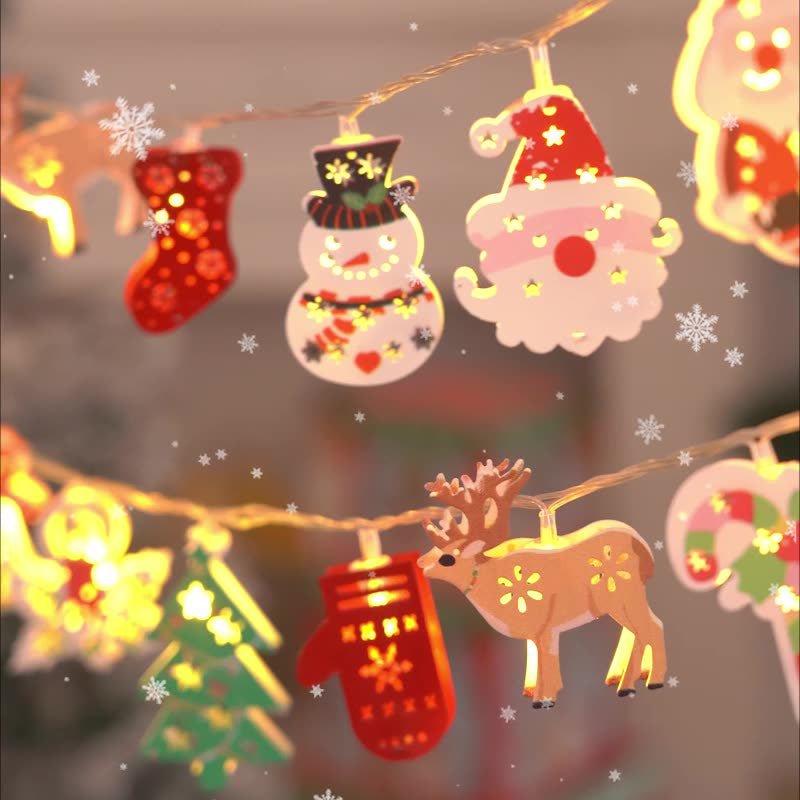 🎄Christmas sale 50% Off🎅Get ready for Christmas:  Santa Claus LED String Lights💡
