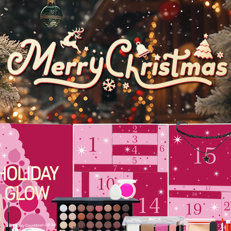 🎄 Christmas Sale: 50% Off ⛄ Makeup Advent Calendar Gift Set 💄 — All-in-one kit with 40-color eyeshadow palette & daily surprises (The perfect Christmas gift! 🎁)