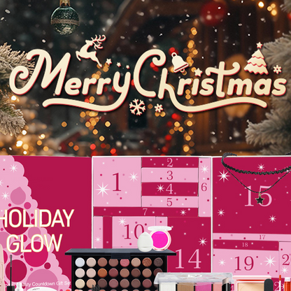 🎄 Christmas Sale: 50% Off ⛄ Makeup Advent Calendar Gift Set 💄 — All-in-one kit with 40-color eyeshadow palette & daily surprises (The perfect Christmas gift! 🎁)