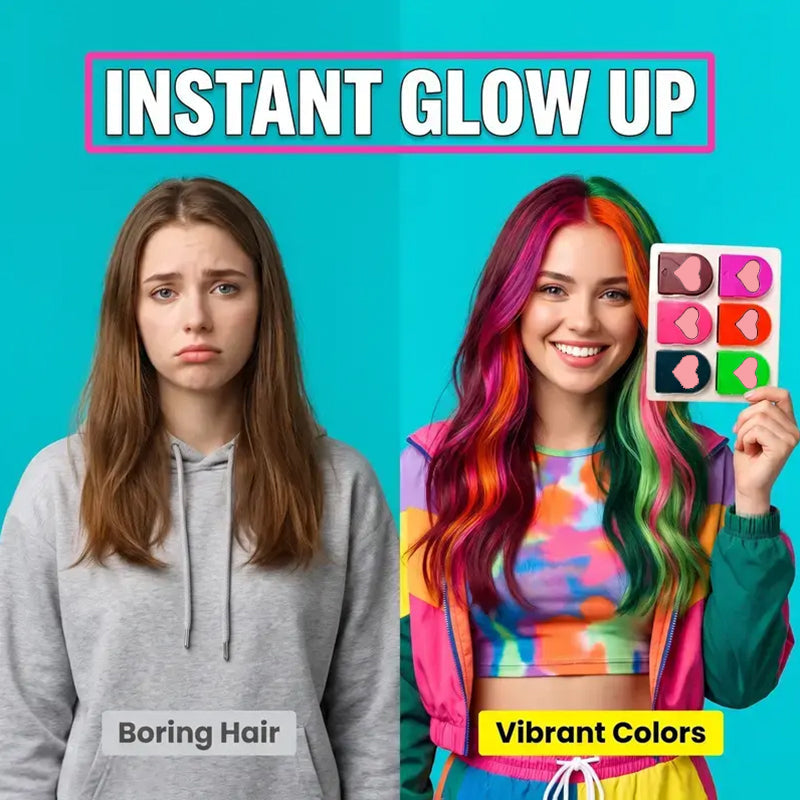 ❤️‍🔥 Großer Weihnachts-Sale – 50 % RABATT 🎁 Temporäre Haar-Kreide – 12 auswaschbare Farben 🌈 | Ohne Bleichen, keine Flecken | Von britischen Familien empfohlen ✅