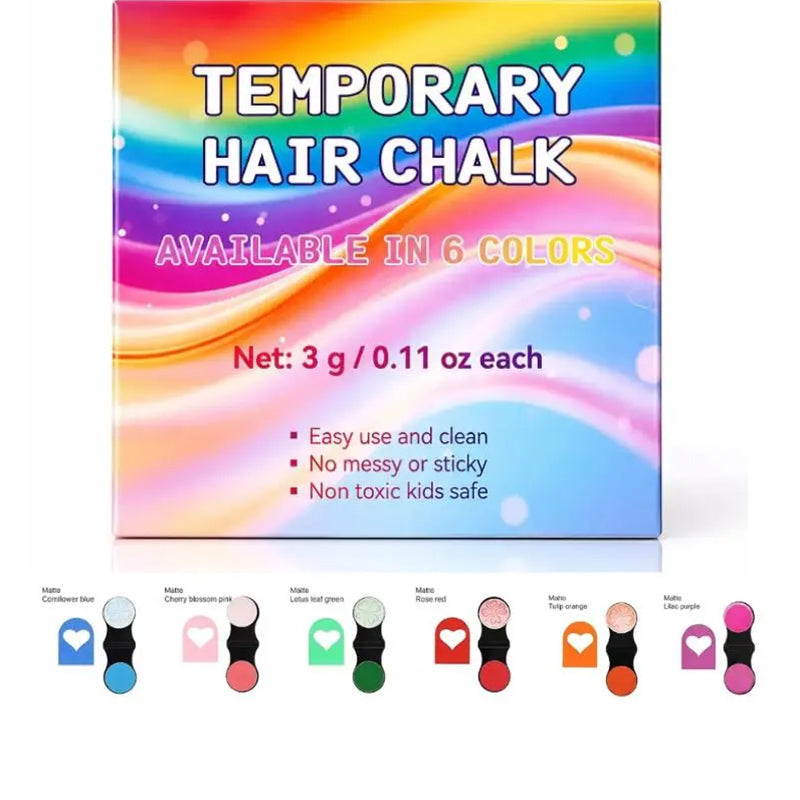 ❤️‍🔥 Großer Weihnachts-Sale – 50 % RABATT 🎁 Temporäre Haar-Kreide – 12 auswaschbare Farben 🌈 | Ohne Bleichen, keine Flecken | Von britischen Familien empfohlen ✅